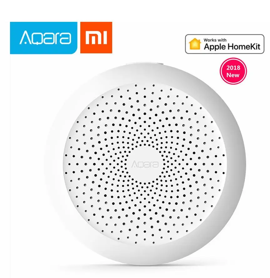 

2019 Xiaomi Mijia Aqara Hub Mi Gateway with RGB Led night light Smart work with Apple Homekit Mi home App International Edition