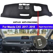 TAIJS приборной панели автомобиля крышка силиконовый нескользящий для Mazda CX5 тире Коврик Анти-УФ ковер козырек от солнца автомобиля Автомобильный протектор