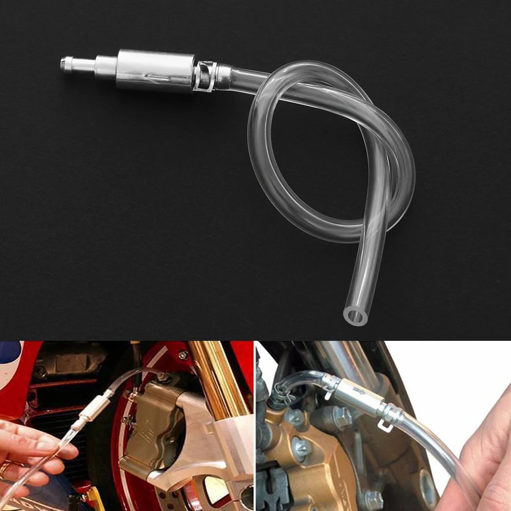 

1 Pcs Motorcycle Car Clutch Brake Bleeder Hose One Way Valve Tube Bleeding Tools Kit