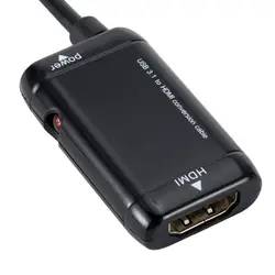 1080 P USB 3,1 type C к HDMI Кабель-адаптер для MHL мужчин и женщин HDMI конвертер для MHL функции мобильных телефонов
