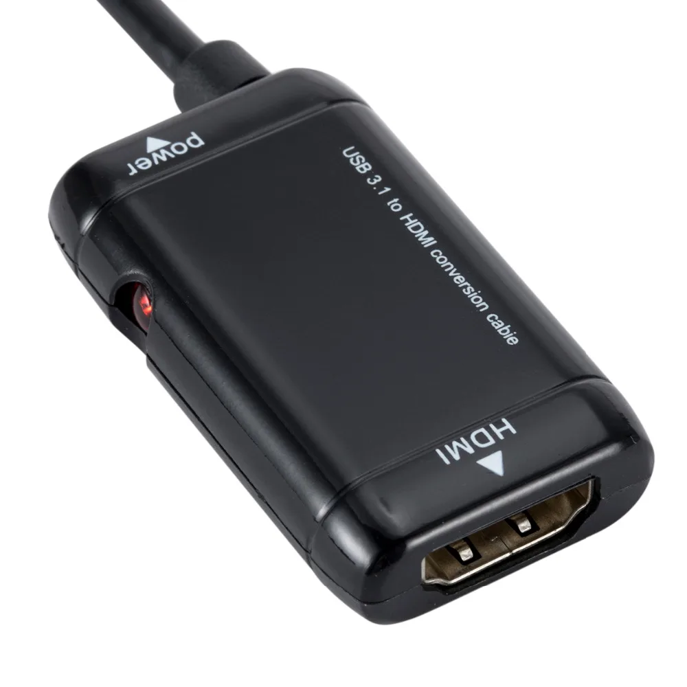 

1080P USB 3.1 Type C To HDMI Adapter Cable For MHL Male To Female HDMI Converter for MHL Function Mobile phones