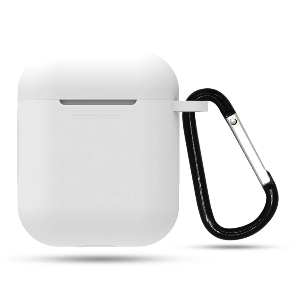 Мягкий силиконовый чехол для Airpods ударопрочный наушник защитный чехол водонепроницаемый для iphone 7 8 для Air Pods гарнитура аксессуары - Цвет: 1