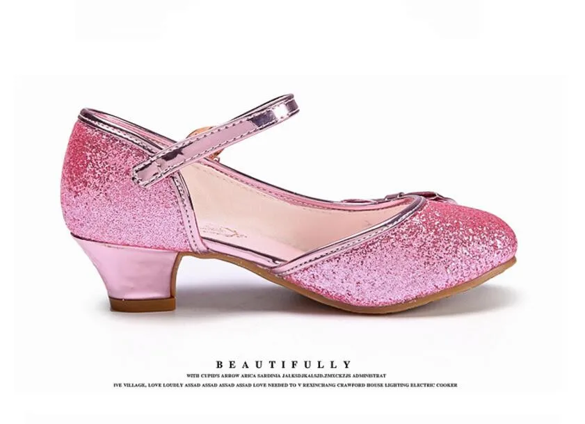 Girls high-heeled shoes-30
