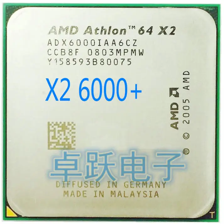 Процессор AMD Athlon 64X2 6000+ cpu(3,0 ГГц/2 м/1000 ГГц) Socket am2 Рабочая