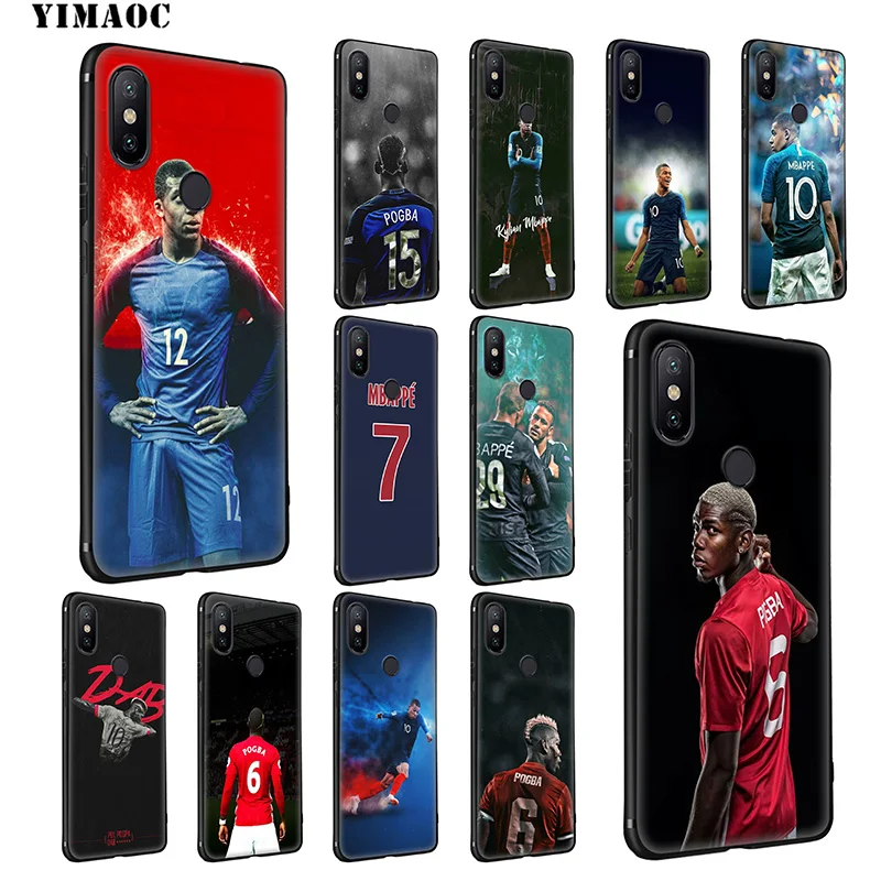 

YIMAOC Mbappe football Pogba Soft Silicone Case for Xiaomi Redmi Note 7 6 6A 5 4 4X 4A 5A 5 S2 Plus Pro Lite TPU Case