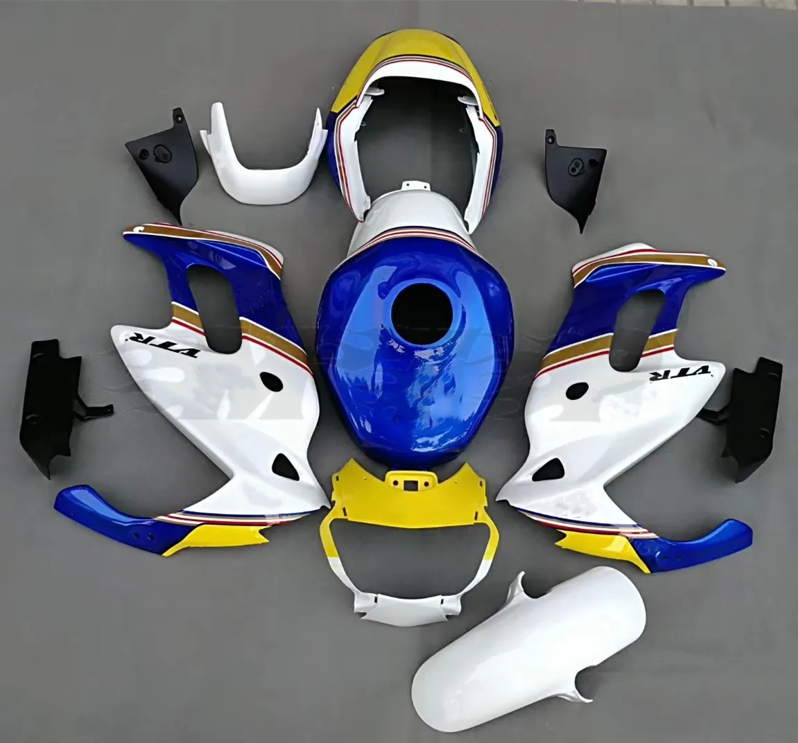 

Motorcycle Fairing Kit Bodywork For Honda VTR1000F SuperHawk Firestorm 1997 - 2005 VTR 1000F 97 - 05 Fairings UV Painted
