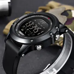 BANGWEI Новинка 2019 года для мужчин цифровые электронные наручные часы информация о вызове напоминание 50 м глубина водостойкий Спорт Шагомер