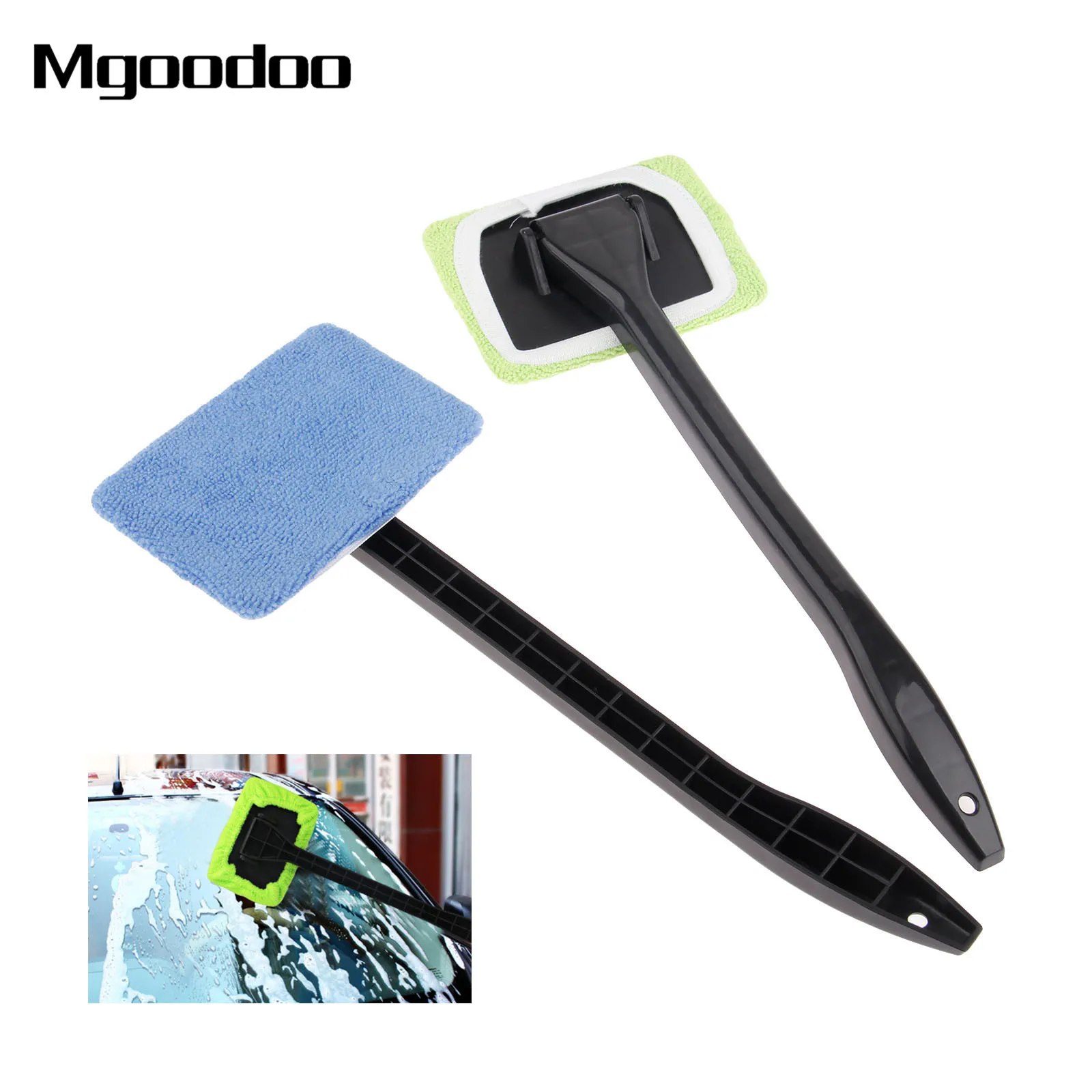 Auto Car Window Brush Microfiber Cleaner Windshield Fast Easy Cleaner Brush Handy Washable