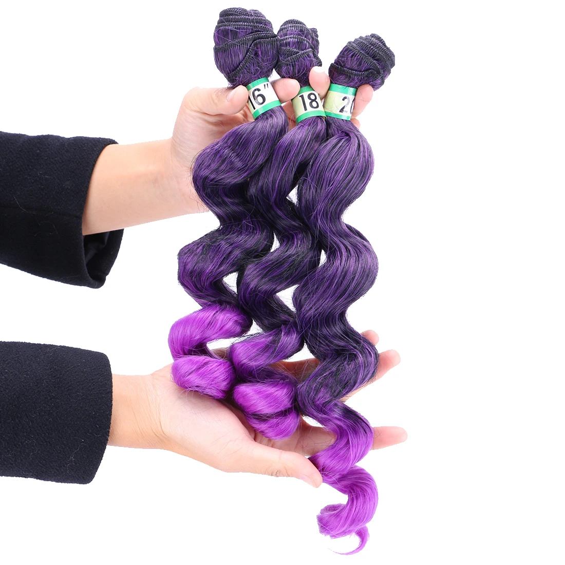 de Alta temperatura pacote de cabelo para as mulheres negras