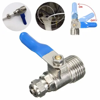 

Durable Copper1/2 to 1/4 Inch RO Feed Filter Water Adapter Ball Faucet Tap Reverse Osmosis Switch