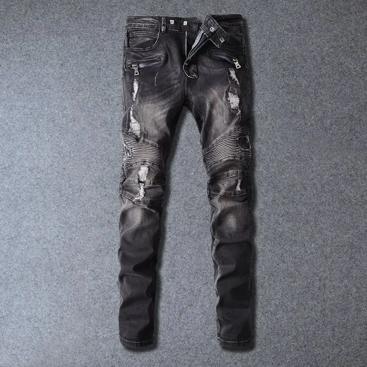 black balmain jeans mens