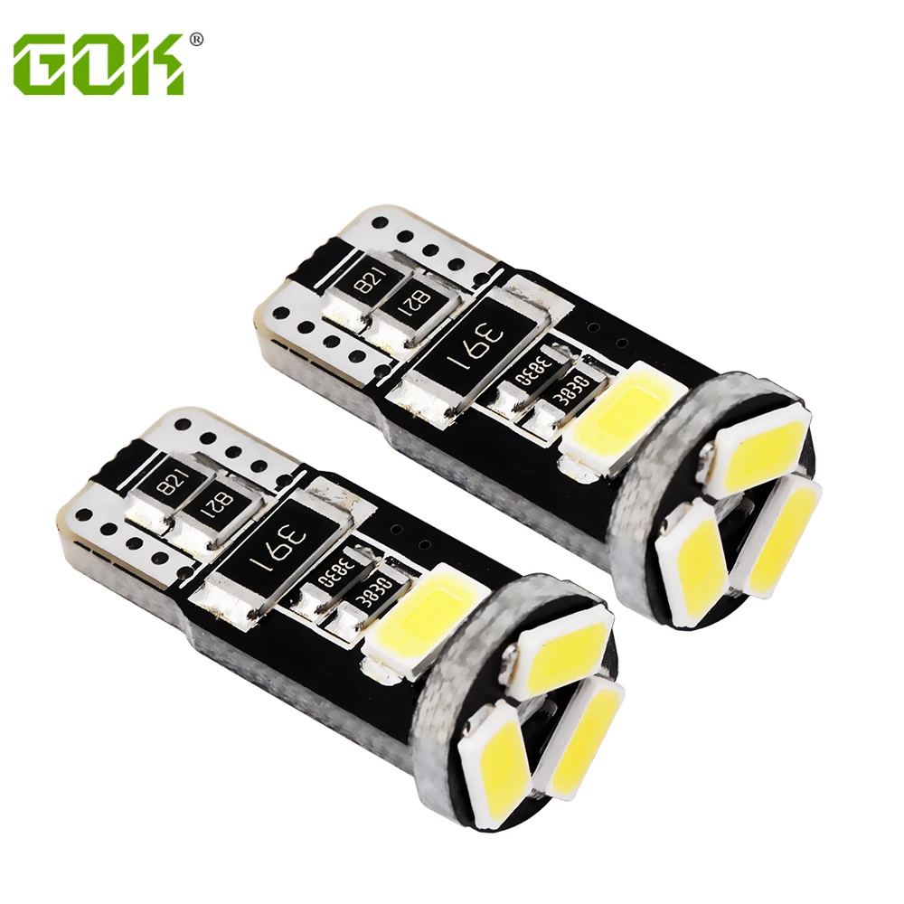 Горячая Распродажа внешние огни 2 x без ошибок T10 canbus Led w5w 5SMD LED 5630 5730 t10 5led 194