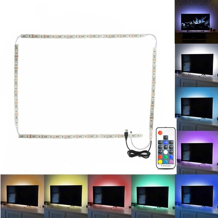 Светодиодная лента RGB светильник для домашнего кинотеатра 60 светодиодов/м 30