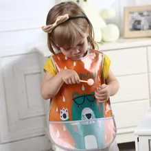 Детские нагрудники EVA пластиковые водонепроницаемые нагрудники для обеденного кормления детская одежда для кормления с рисунком Детский фартук Babador de bebe