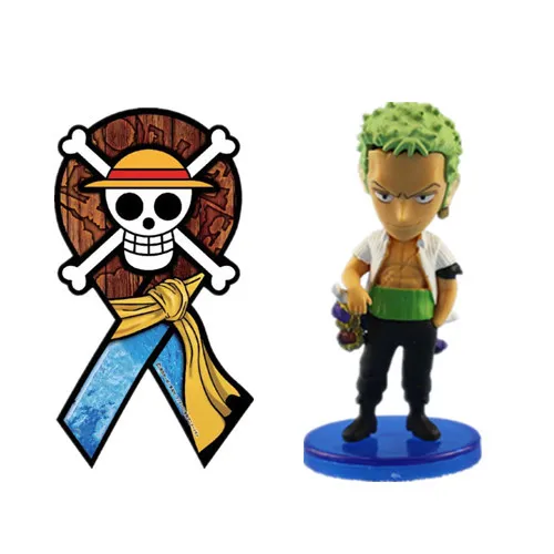 Roronoa Zoro Chibi Figure Anime ONE PIECE-in Action & Toy Figures from