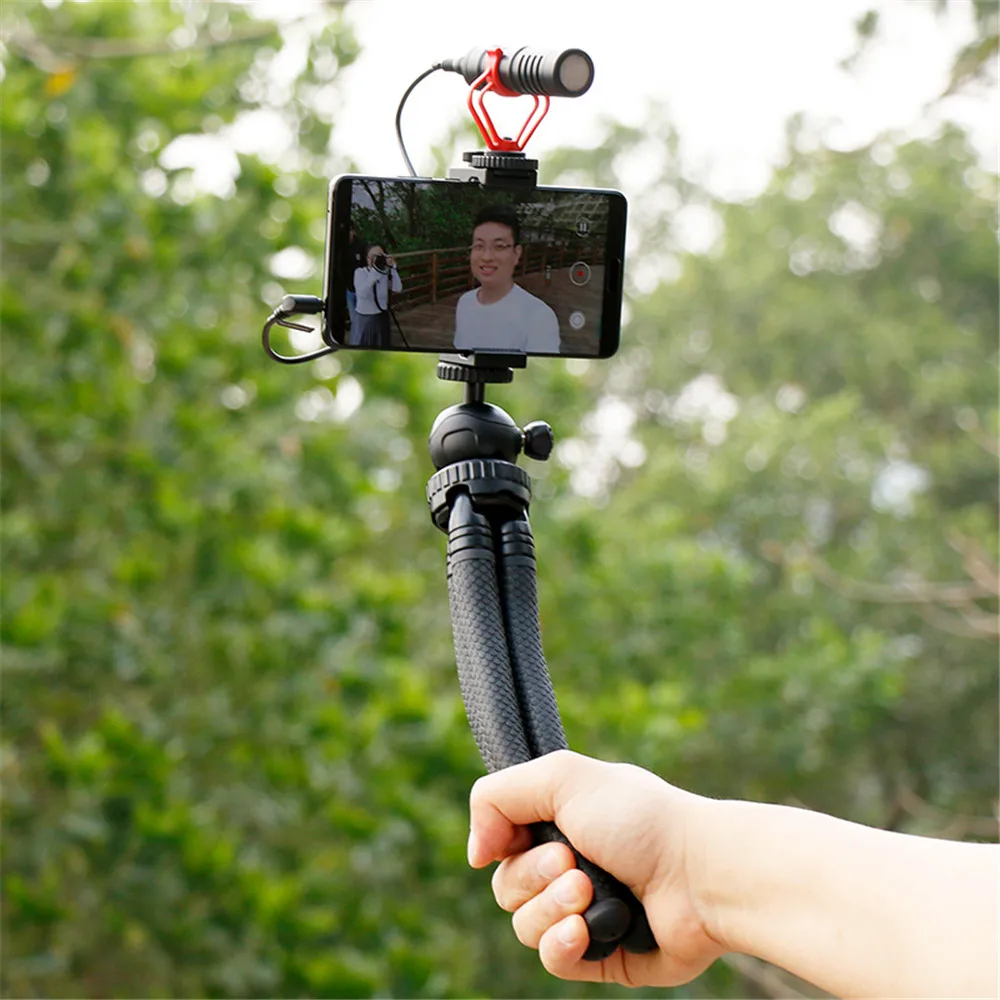 Travel-Outdoor-Octopus-Tripod-Mini-Bracket-Stand-Flexible-Tripod-with-Ballhead-Phone-Mount-for-Smartphone-DSLR (2)