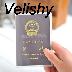 

Velishy 1PC Transparent Passport Cover Waterproof New Passport Bags Passport Protective Sleeve Card ID Holder