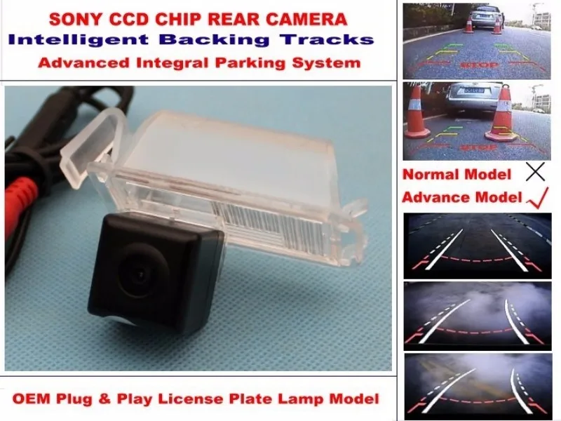 For Buick Park Avenue 2007~2012 Car Intelligent Parking Tracks Camera  HD Back up Reverse Camera  Rear View Camera (3)