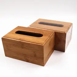 Bamboo Tissue Box бумага стойки Элегантный Королевский дома прямоугольной формы коробка для салфеток контейнер Салфетка Держатель салфеток