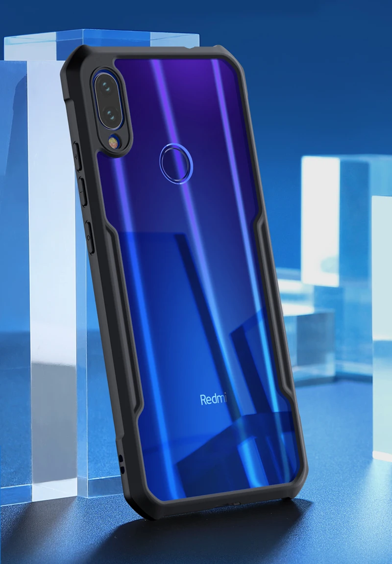 XUNDD Airbag Shockproof Case For Xiaomi Redmi Note 7 Cover Transparent PC TPU Bumper Back Cover for Redmi Note 7 Pro Case Coque