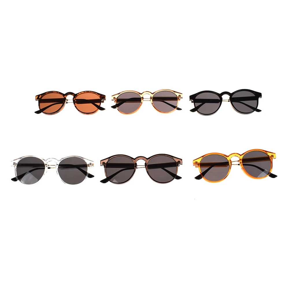 

2019 New Fashion Arrival Round Sunglasses Retro Men women Brand Designer Sunglasses Vintage coating mirrored Driver Goggles