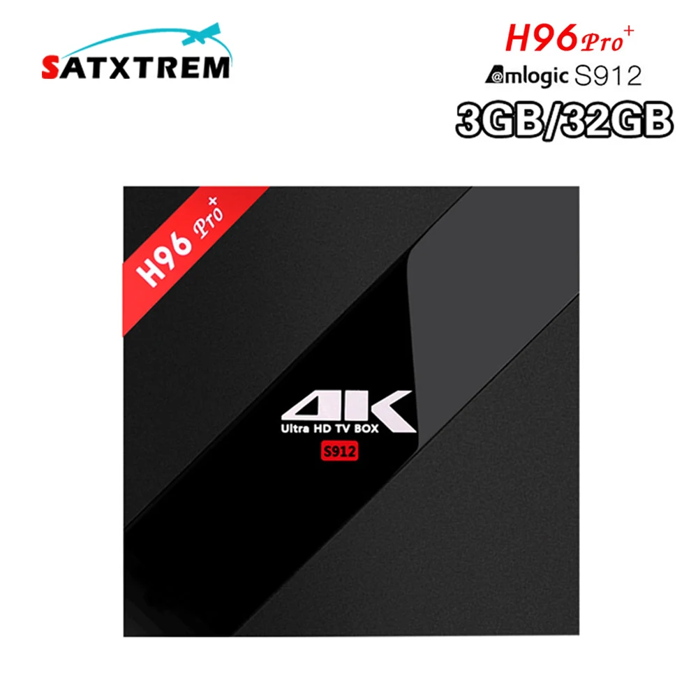 

H96 PRO+ TV Box Amlogic S912 Octa Core Android 7.1 Smart Tv Box 3GB&32GB 2.4G&5.8G Dual WIFI HDMI 2.0 H.265 4K IPTV Media Player