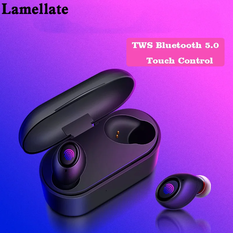 

Lamellate Bluetooth Earphone 5.0 Tws 3D Stereo Sound Wireless Headphones Touch Earbud Sport Waterproof Headset For Smart Phone