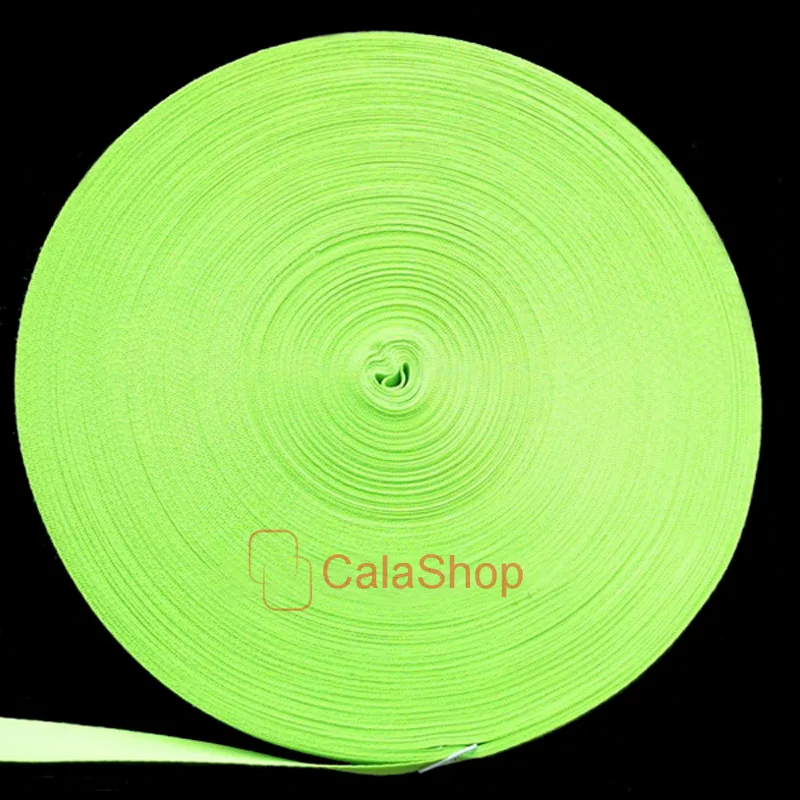 25 ярдов/Лот 16 мм 5/" нейлоновая сетчатая лента пряжки-зажимы для ремня ремешок крюк ремень ремесло - Цвет: Light Green