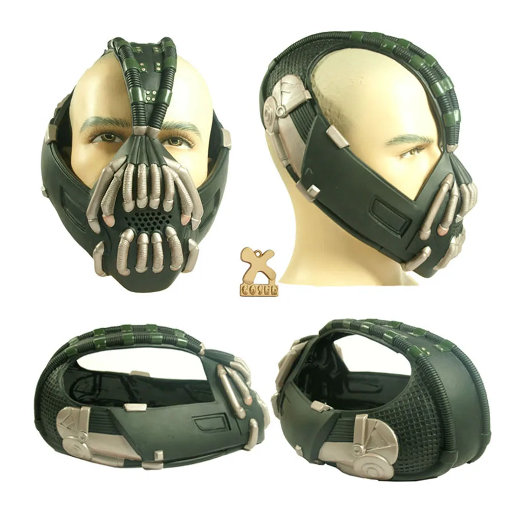 XCOSER Bane Маскарадная маска Бэтмен Темный рыцарь поднимается Косплей Костюм Опора