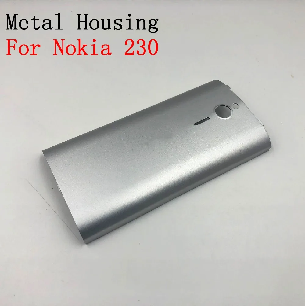 CellPhone Back Cover For Nokia 230 Metal Housing Battery Back Door Cover CellPhone Back Cover For Nokia 230 Metal Housing Battery Back Door Cover