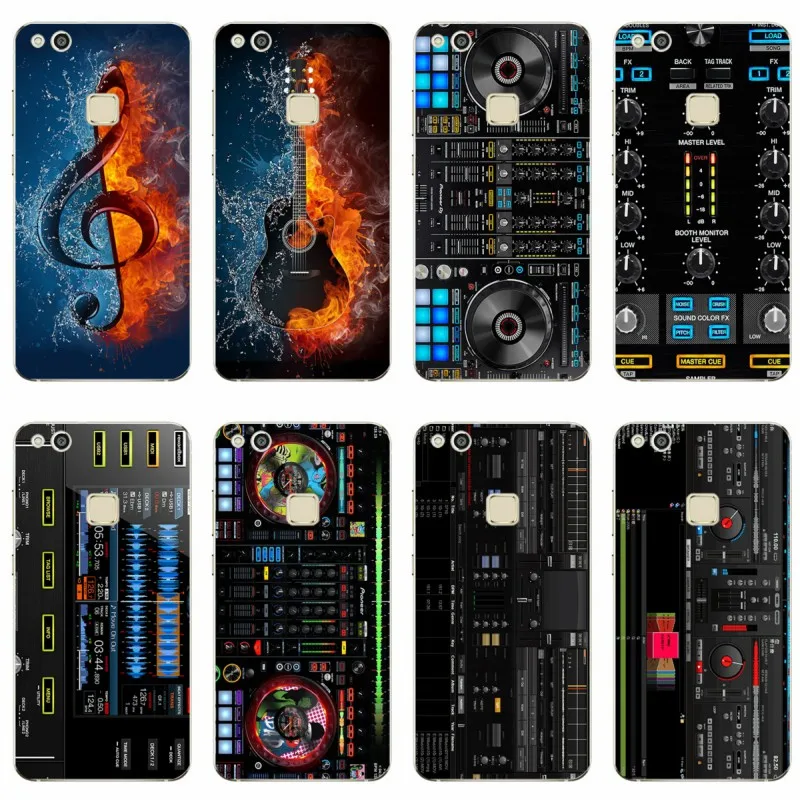 Мягкий силиконовый чехол для телефона Ddj dj music 2018 из ТПУ Huawei P9 P10 P20 Lite Mate 9 10 Honor V9 Por