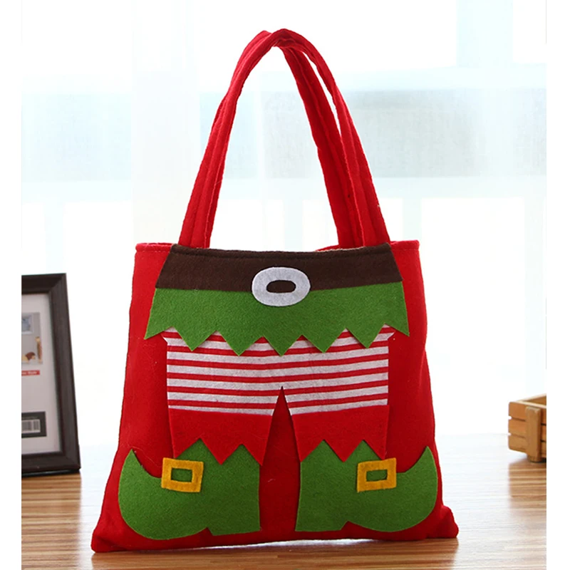 Cute Christmas Gift Bags Santa Claus Snowman Elk Classic Design