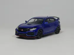 TSM модель 1: 64 MINI GT HONDA CIVIC Тип R левый руль (синий)