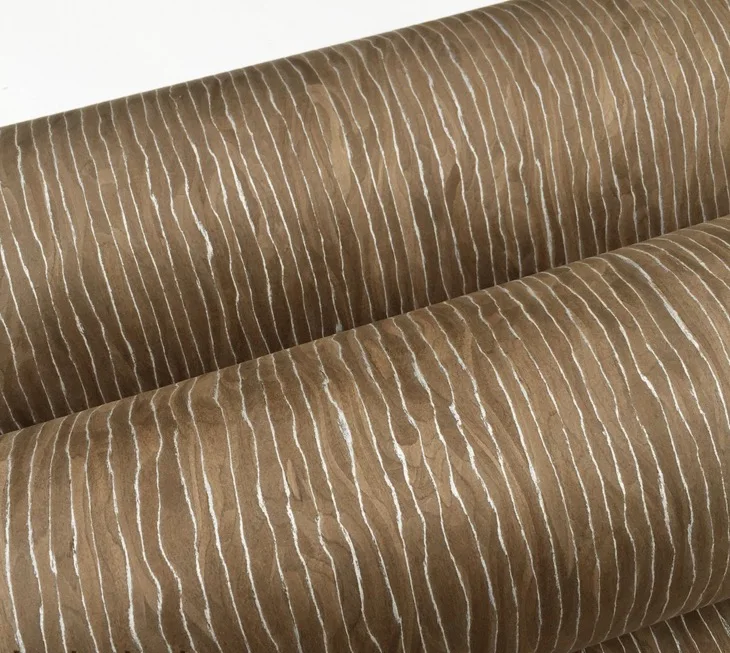 1Pieces Length: 2.5Meters  Thickness:0.3mm  Width: 55cm Technology Silver Emperor Dragon 950N Wood Veneer Stripes
