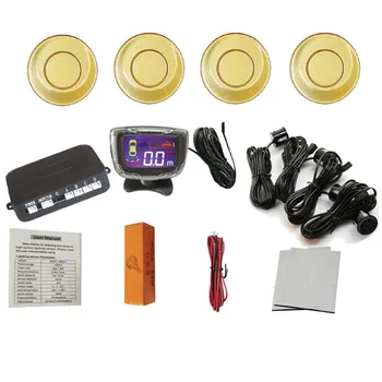 

Car Parking Sensors 9 colors for rear Reverse Backup Radar Kit System With LCD Display Monitor 12V 4 sensors buzzer detector