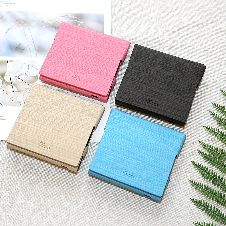 

High Quality Magnetic Leather Case For use with IQOS 3.0 Carrying Case PU Leather Bag without Zipper Portable 5 Colors