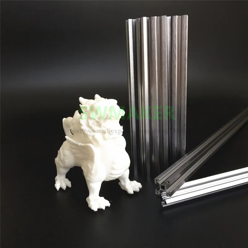 Kossel Delta Reprap 3d принтер алюминиевый экструзионный комплект алюминиевый профиль серебристый анодированный размер печати 180 мм/220 мм/300 мм