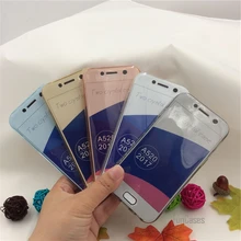 Прозрачный ТПУ чехол для телефона samsung Galaxy 2017 A7200 A5200 A3200 Модный 360
