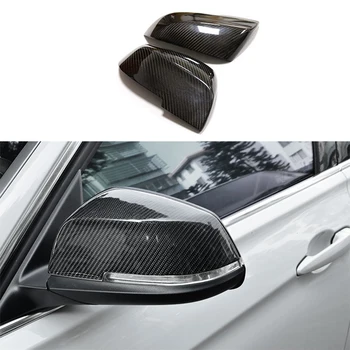 

2pcs 100% Real Carbon Fiber Door Rearview Mirror Cover Trim For BMW 3 Series F30 F31 GT F34 13-17&4 Series F32 F33 F36 14-17