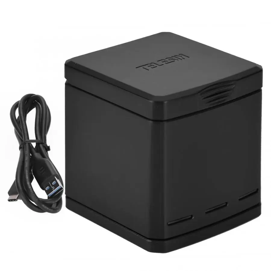 

Portable Multi-Function 3 Channel Battery Charger Battery Storage Cube for GoPro Hero5 Battery Charger