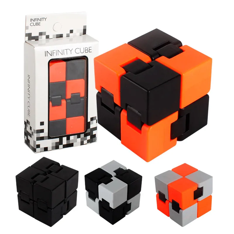 

New Trend Creative Infinite Cube Office Flip Cubic Puzzle Anti Stress Reliever Autism Toys For Children