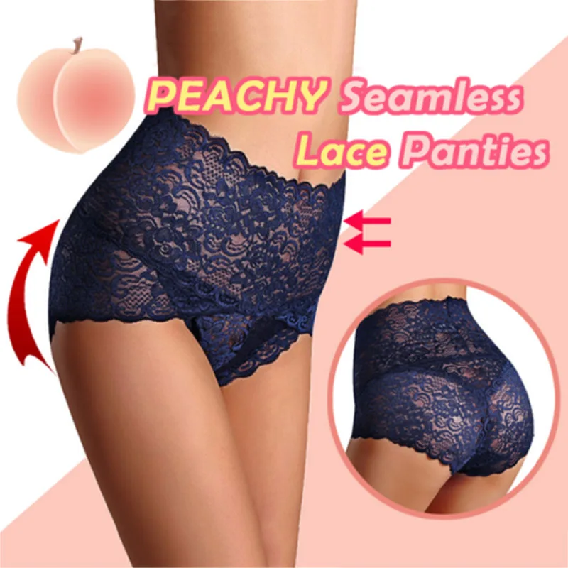 

2019 Fashion Hot Women Seamless Lace Panties Breathable High Waist Butt Lift Briefs Underwear MSK66