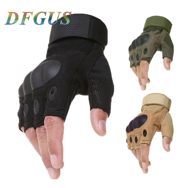 

Outdoor Fingerless Tactical Gloves Military Army Shooting Hunting Climbing Cycling Riding Airsoft Half Finger Hiking Gloves
