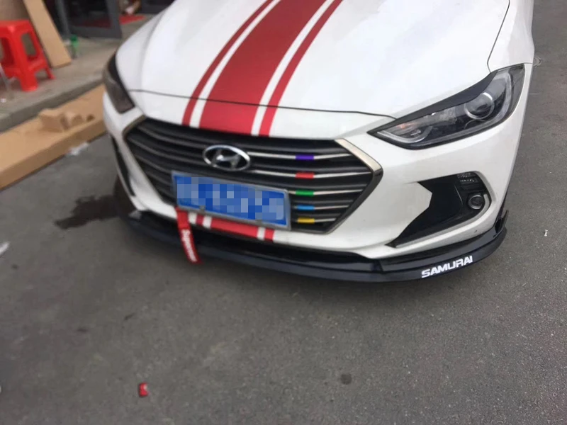 Для hyundai Elantra Body kit спойлер- Elantra BJC ABS задний спойлер передний бампер диффузор защитные бамперы