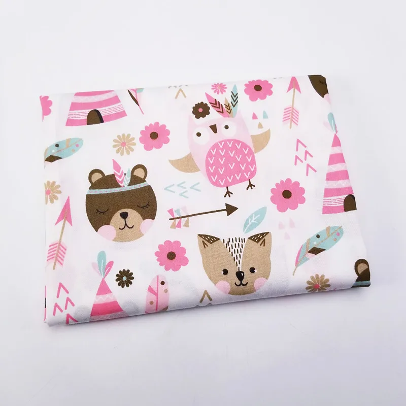 

50x160cm Cotton Fabric Printed Cloth Sewing Quilting Fabrics for Patchwork Needlework DIY Handmade Accessories