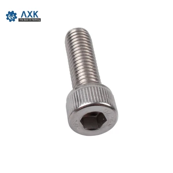 

10/20/50Pcs M2.5 M3 M4 M5 M6 DIN912 304 Stainless Steel Hexagon Socket Head Cap Screws Hex Socket Bicycle Bolts