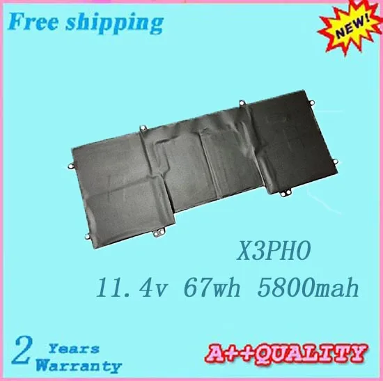 Hot sale  X3PH0 X3PHO 0MJFM6 Laptop battery For DELL Chromebook 13 7310 Series  notebook battery free shipping