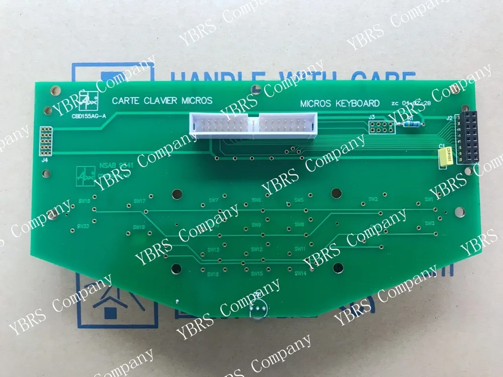 

Not Original and New ABX Micros 60 Micros60 M60 PCB KEYBOARD XAA354BS Tested