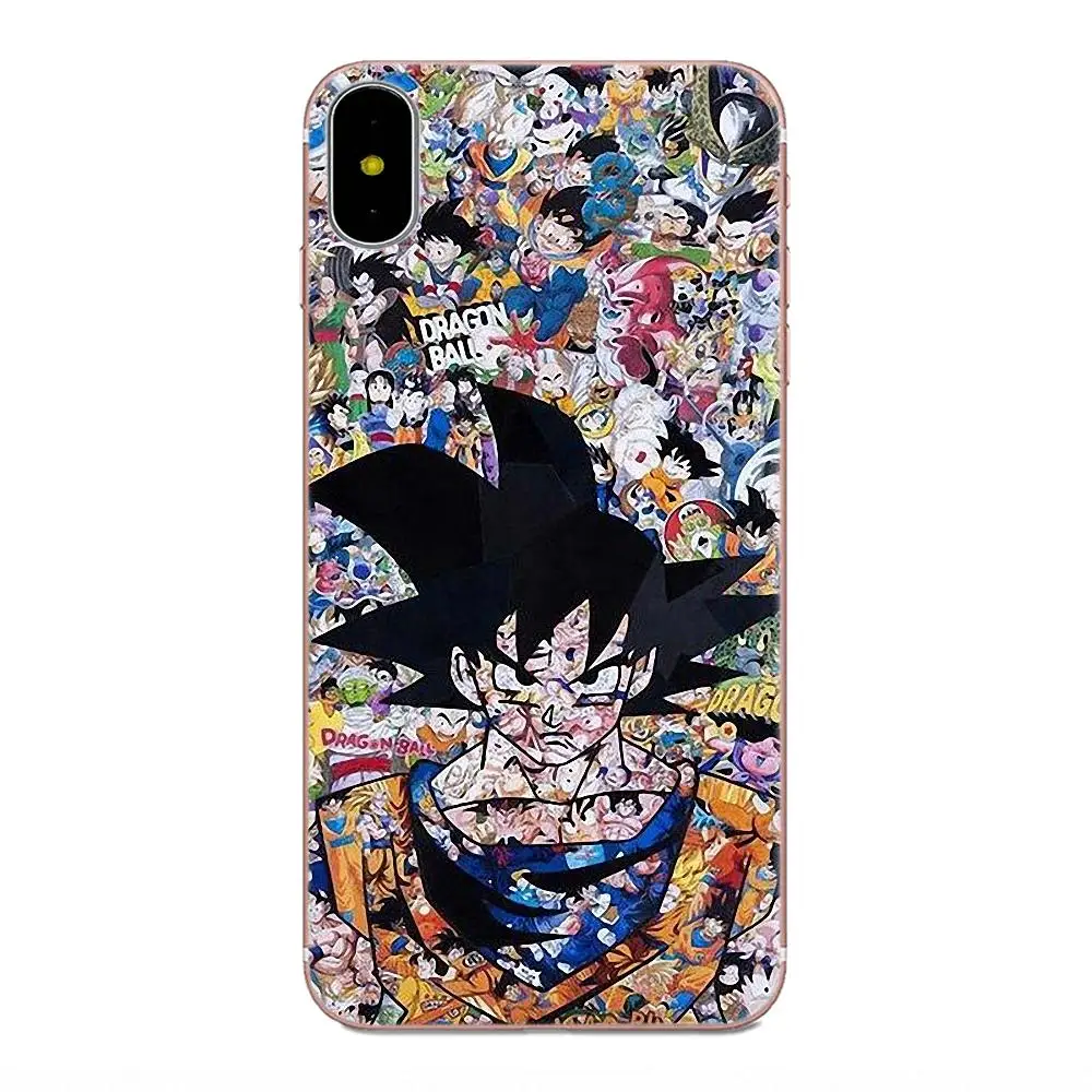 Для Apple iPhone X XS Max XR 4 4S 5 5C 5S SE 6 6S 7 8 Plus TPU чехол для телефона Dragon Ball Z Anime