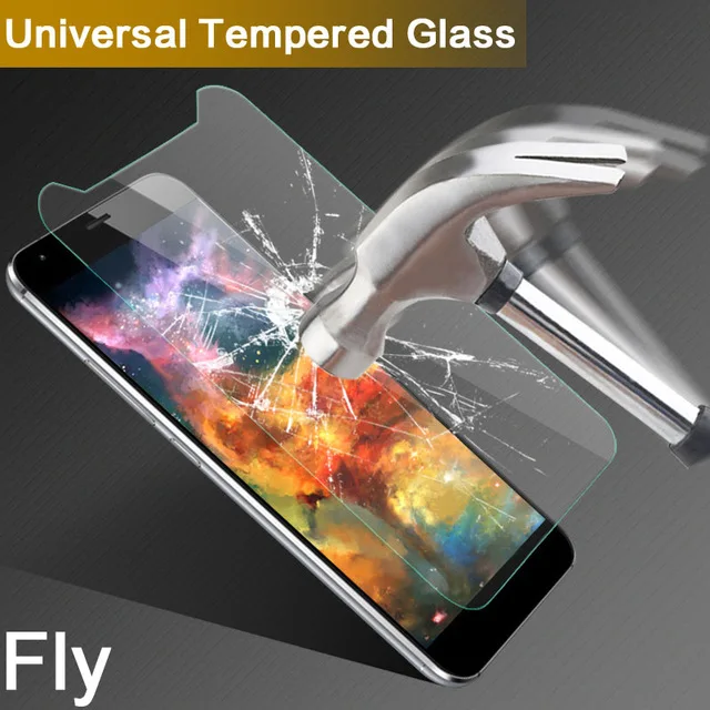 

Universal Tempered Glass For Fly FS522/FS518 Cirrus 14/13 5.0 inch 9H 2.5D Screen Protector For Fly FS517 Cirrus 11